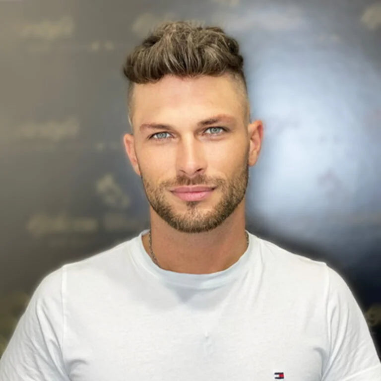 HS7: Full Swiss Lace Hair System Realistic Hairline