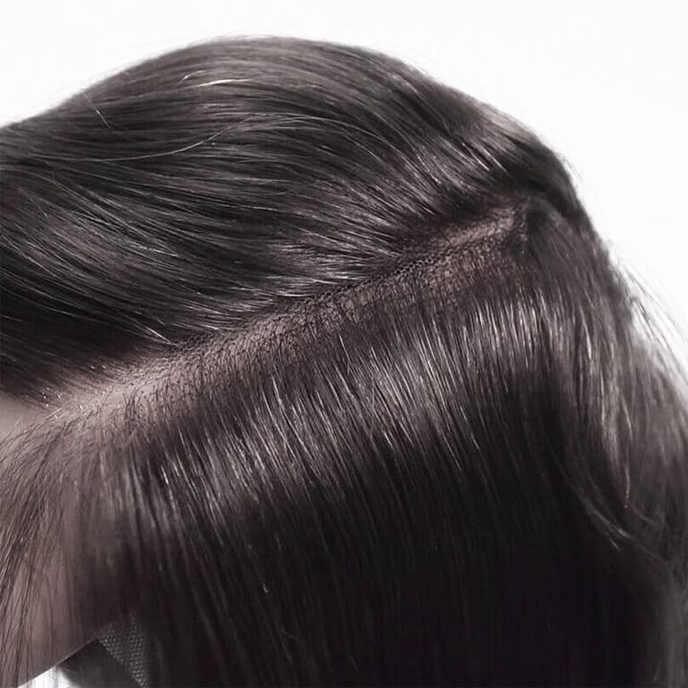 HS7: Full Swiss Lace Hair System Realistic Hairline