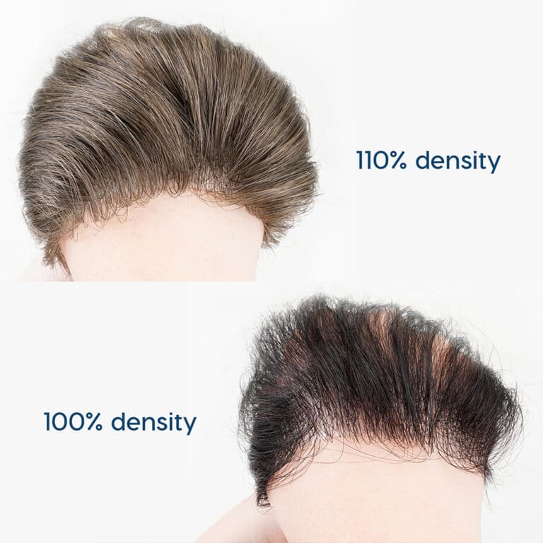 PU-FRONTAL: Men's Frontal Hair Piece for Receded Hairline