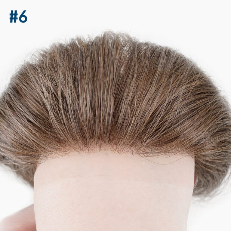 PU-FRONTAL: Men's Frontal Hair Piece for Receded Hairline