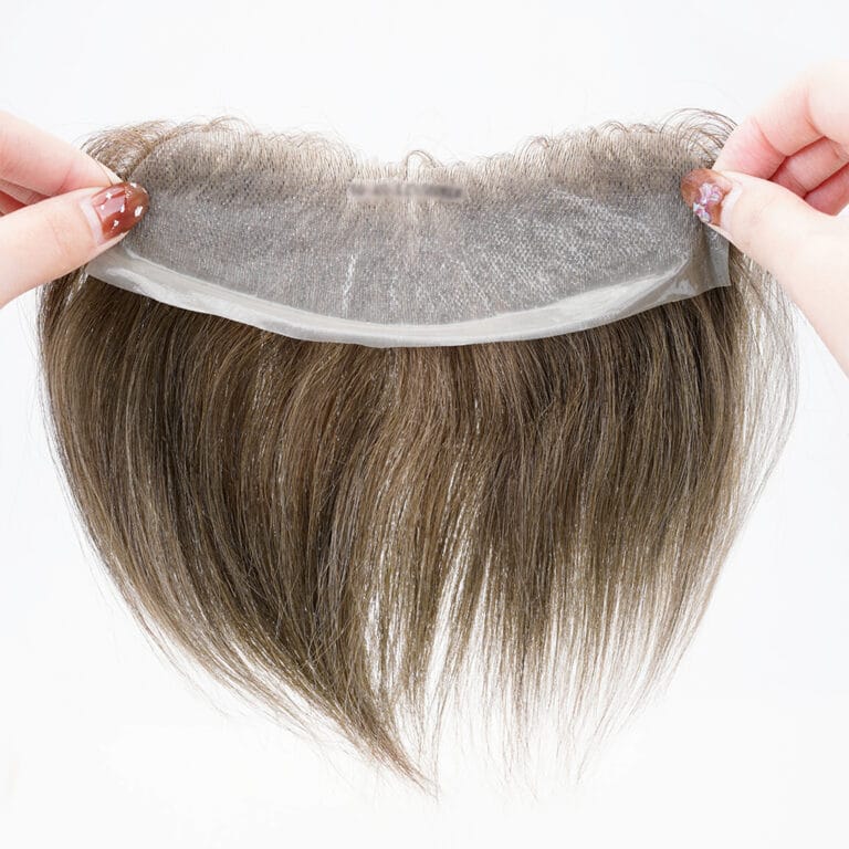 PU-FRONTAL: Men's Frontal Hair Piece for Receded Hairline