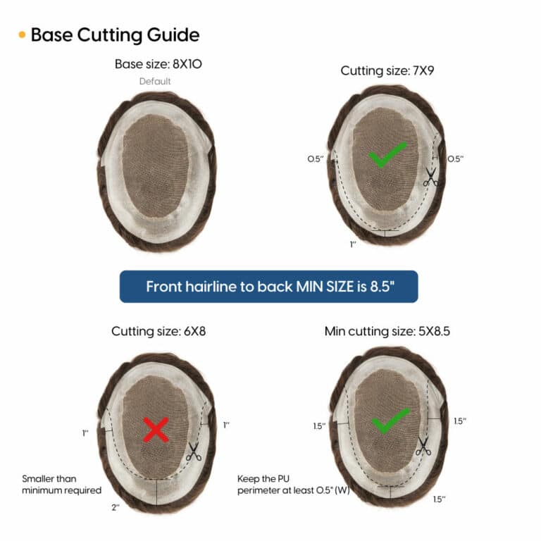 NEWAUSTRALIA: Swiss Lace Hair System With a Wider PU Perimeter